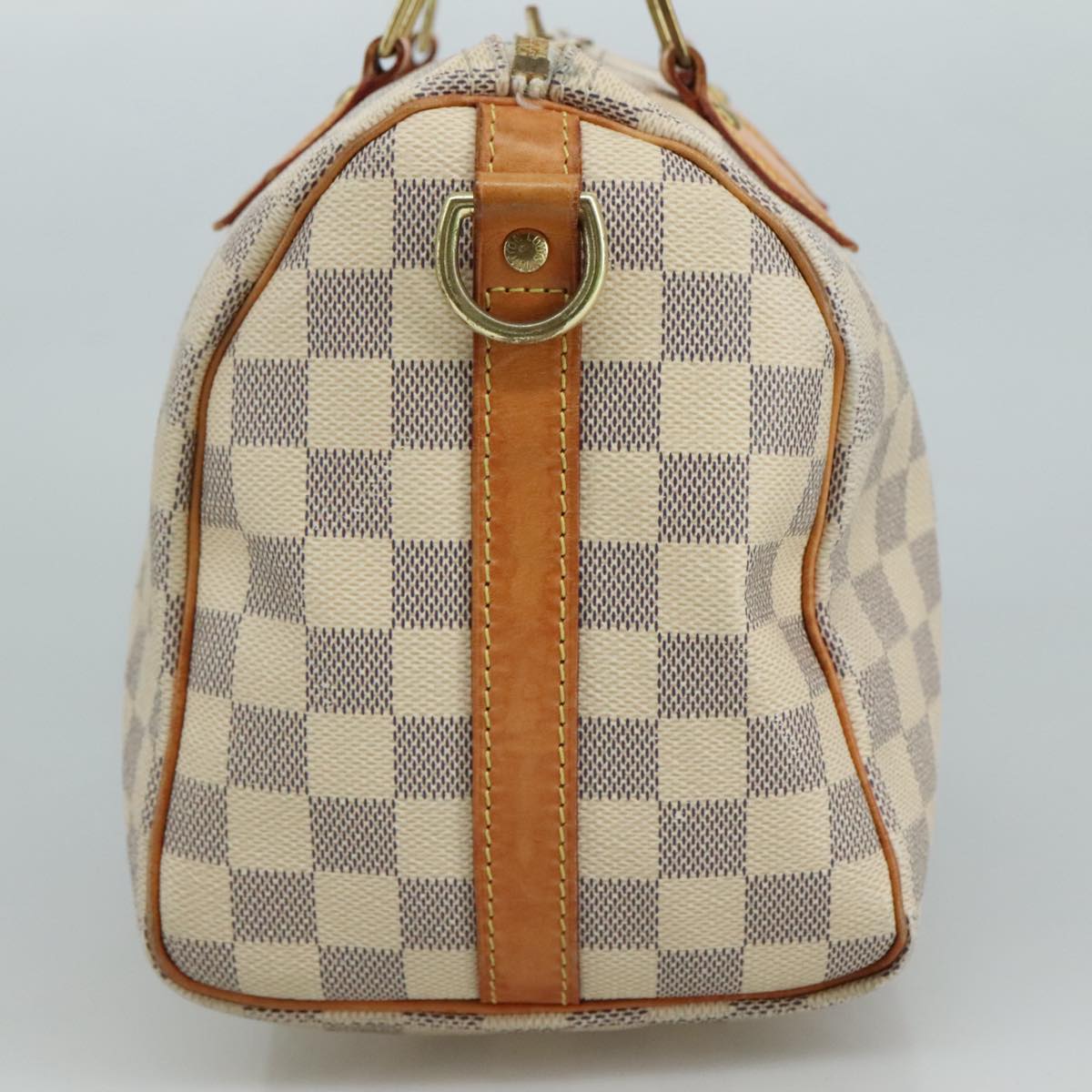 Louis Vuitton Speedy bandoulière 25, White, Canvas, handbag