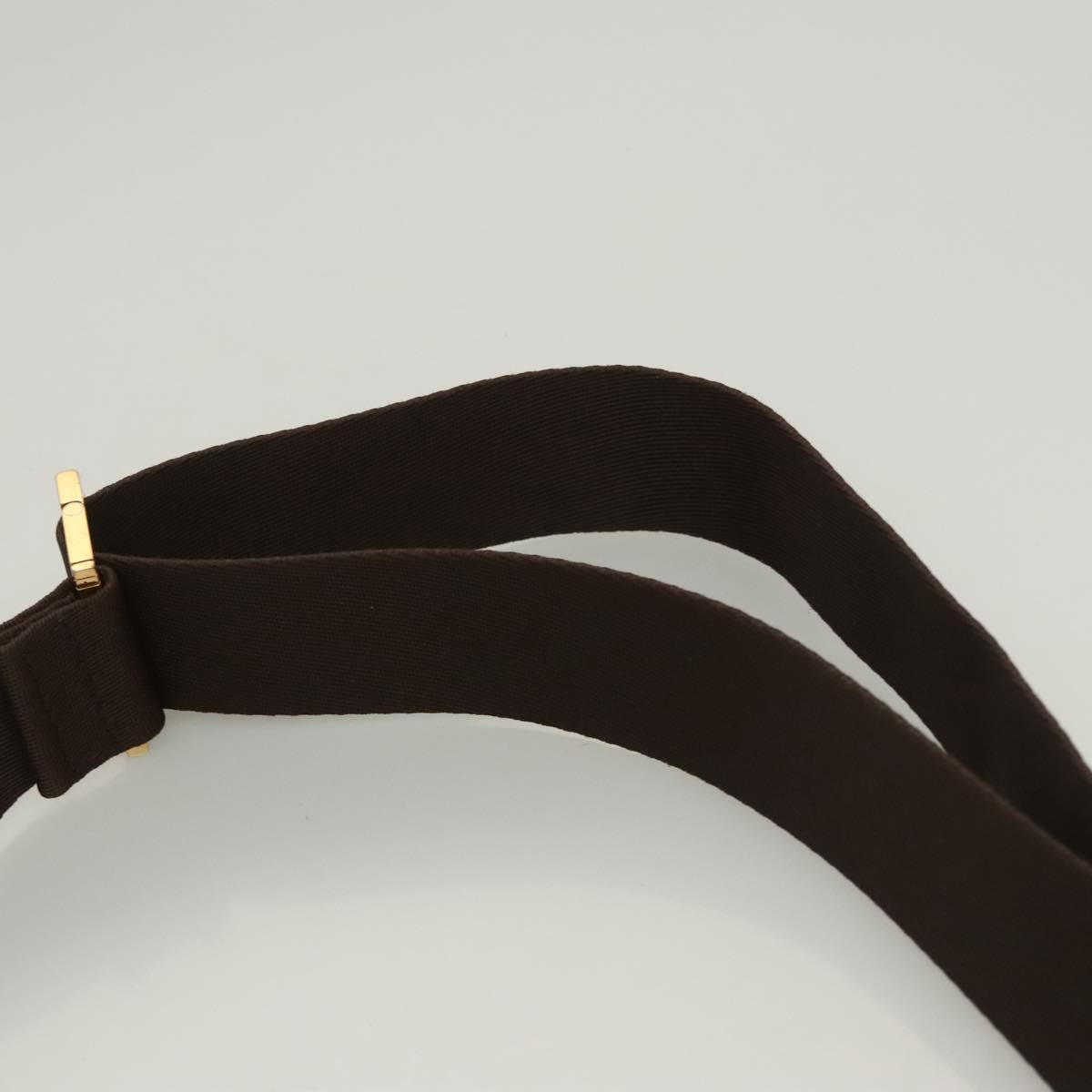 Louis Vuitton Geronimo, Brown, Canvas, shoulder