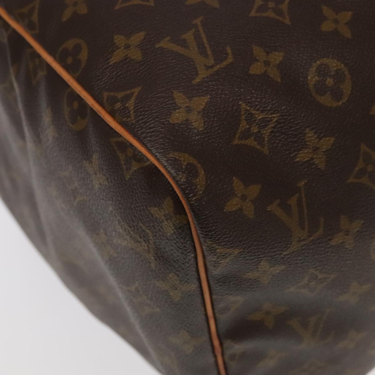 Louis Vuitton Sac Souple, Brown, Canvas, travel