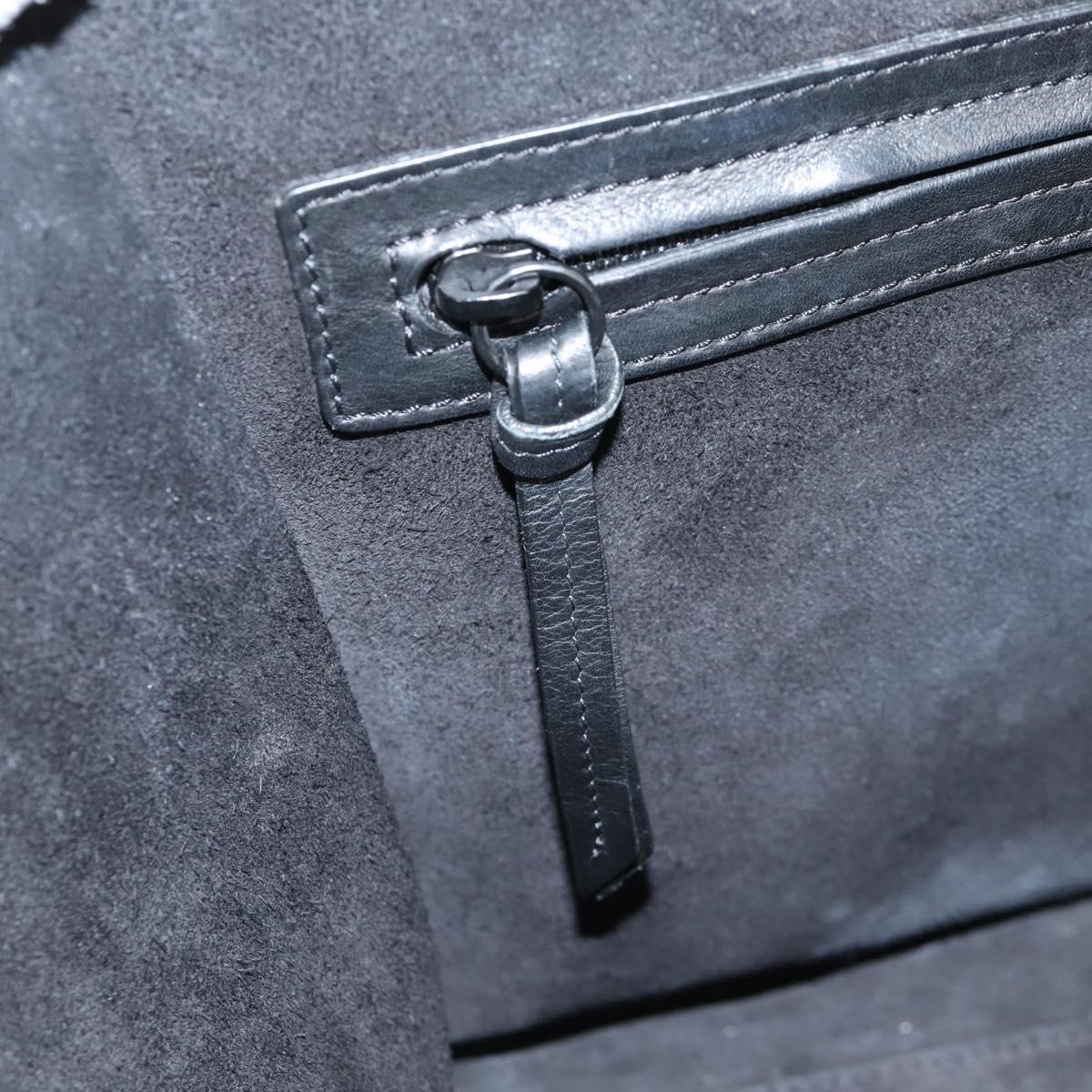 Céline Luggage Phantom, Black, Leather, tote