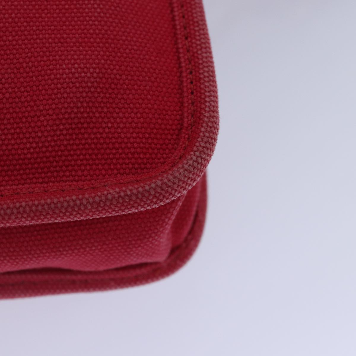 Prada, Red, Canvas, shoulder
