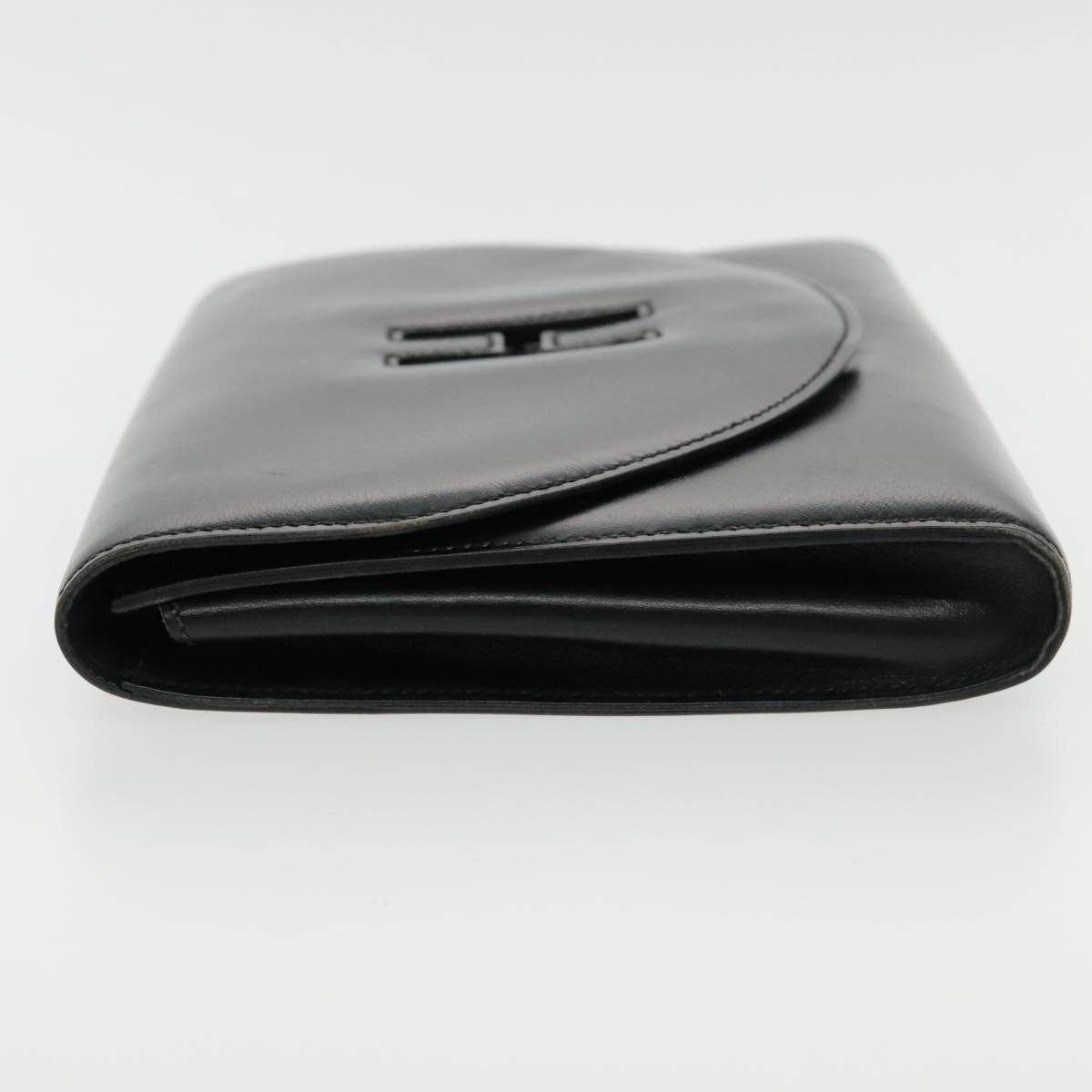 Hermès H, Black, Leather, clutch