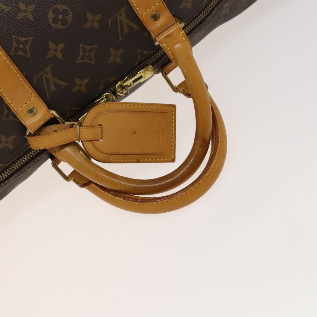 Louis Vuitton Keepall 50, Brown, Canvas, travel