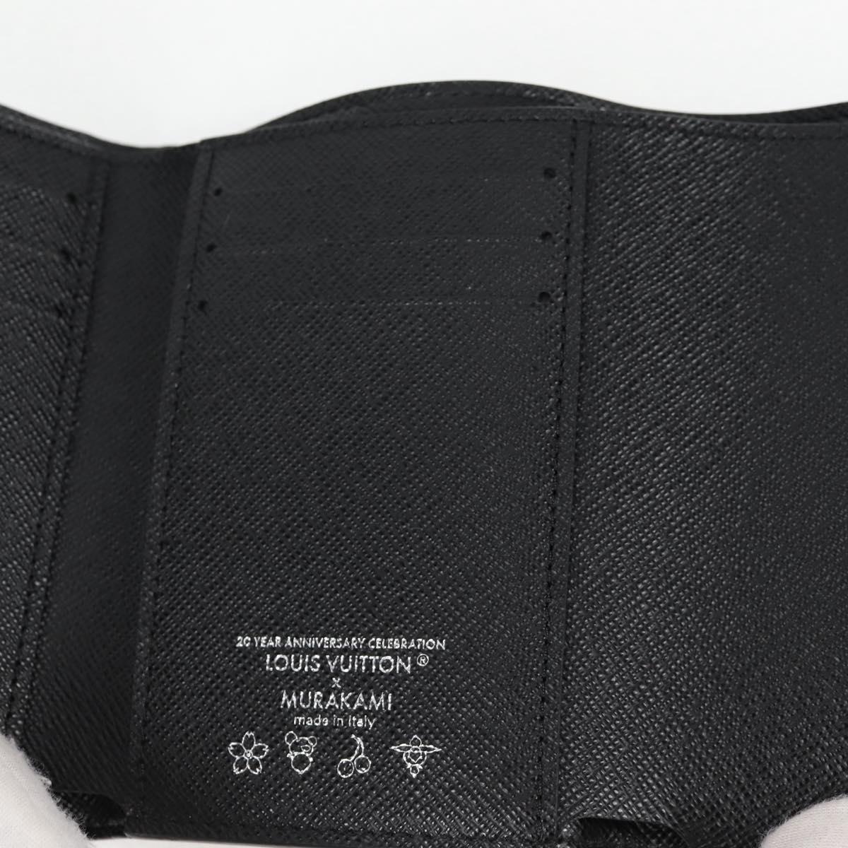 Louis Vuitton Victorine, Black, Canvas, wallet