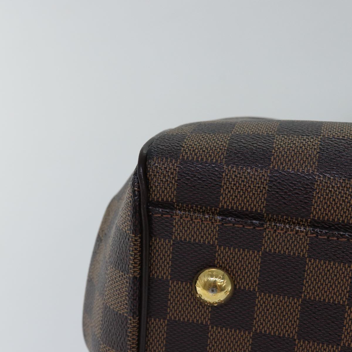 Louis Vuitton Trevi, Brown, Canvas, handbag