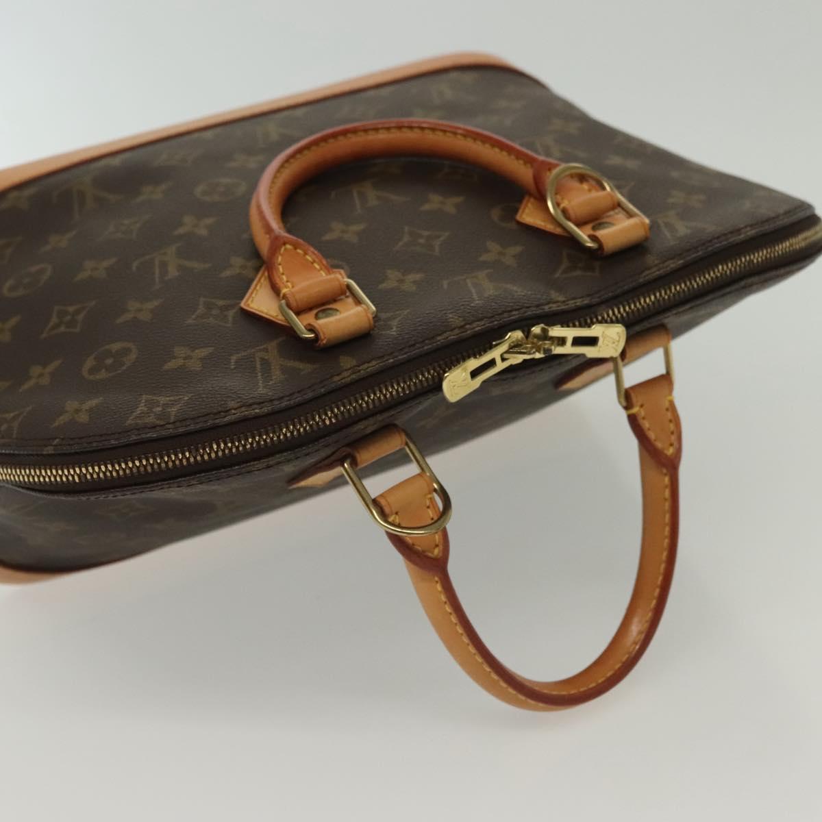 Louis Vuitton Alma, Brown, Canvas, handbag