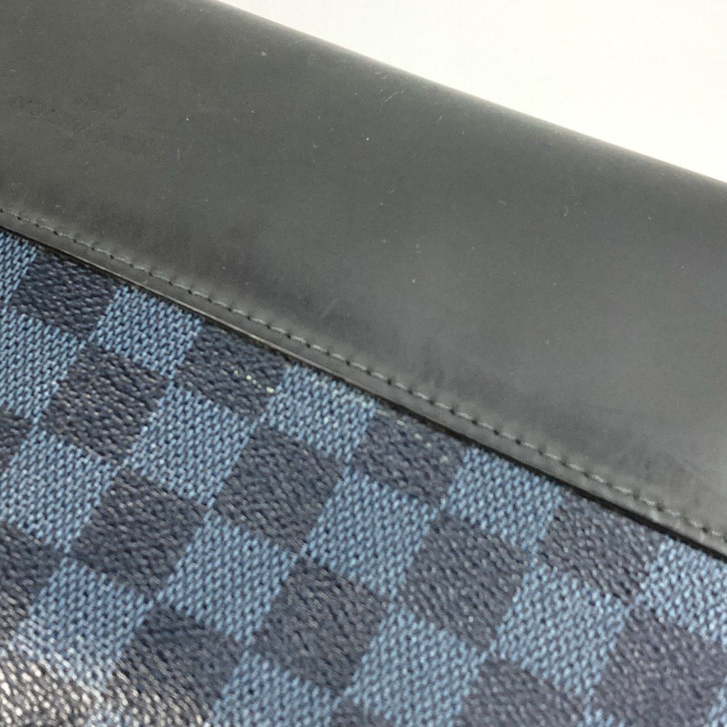 Louis Vuitton North South, Navy, Canvas, tote