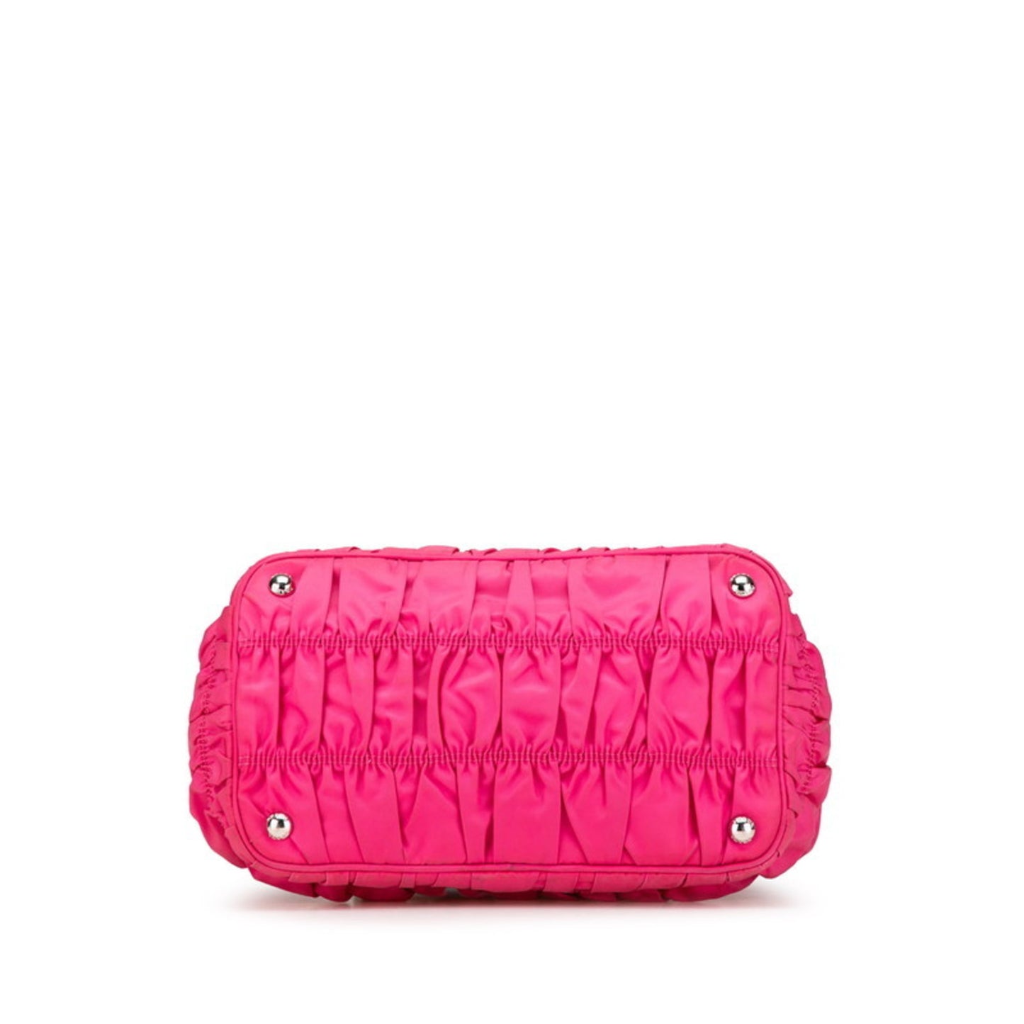 Prada Gaufre, Pink, NYLON, handbag