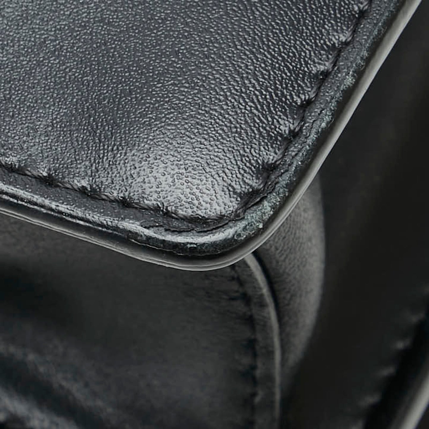 Fendi Kan I, Black, Leather, shoulder