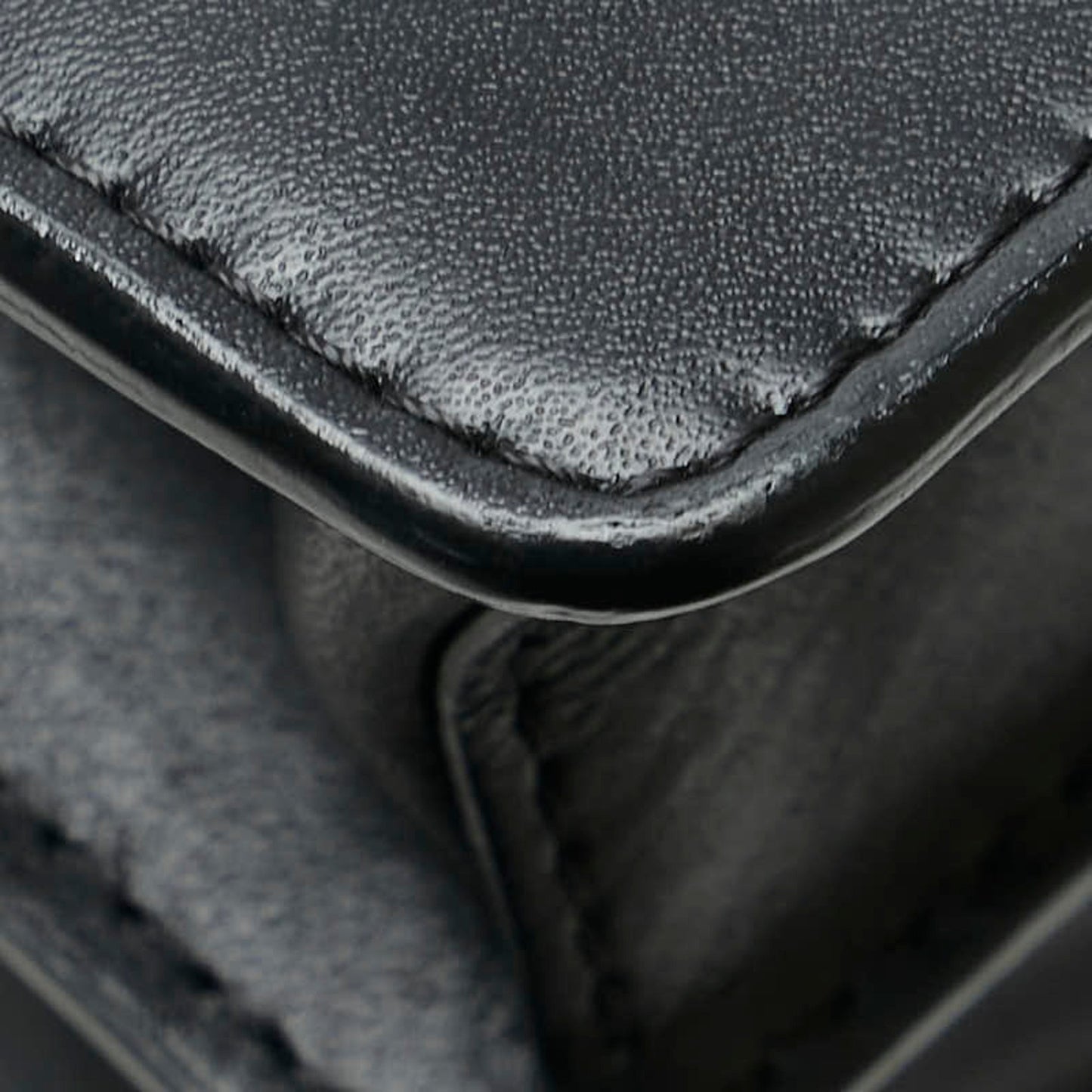 Fendi Kan I, Black, Leather, shoulder