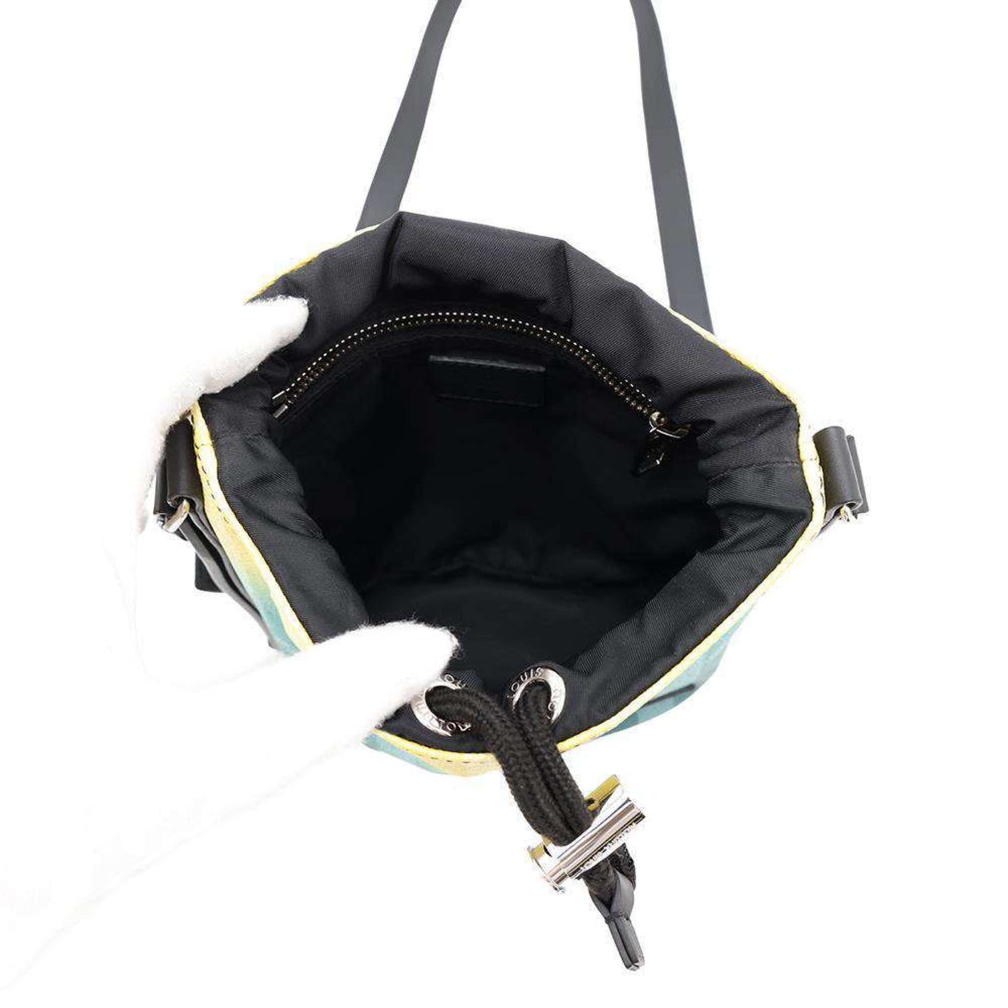 Louis Vuitton Marin, Green, Canvas, shoulder