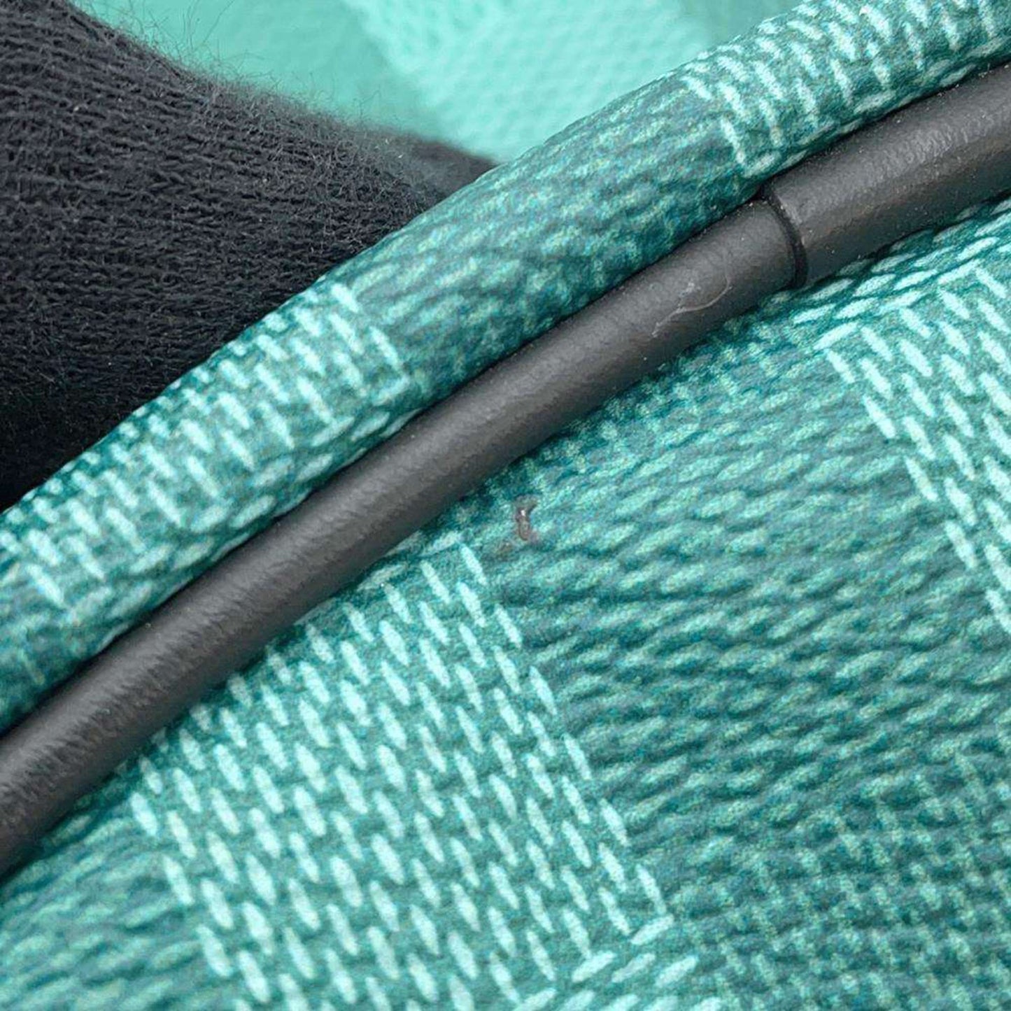 Louis Vuitton Marin, Green, Canvas, shoulder