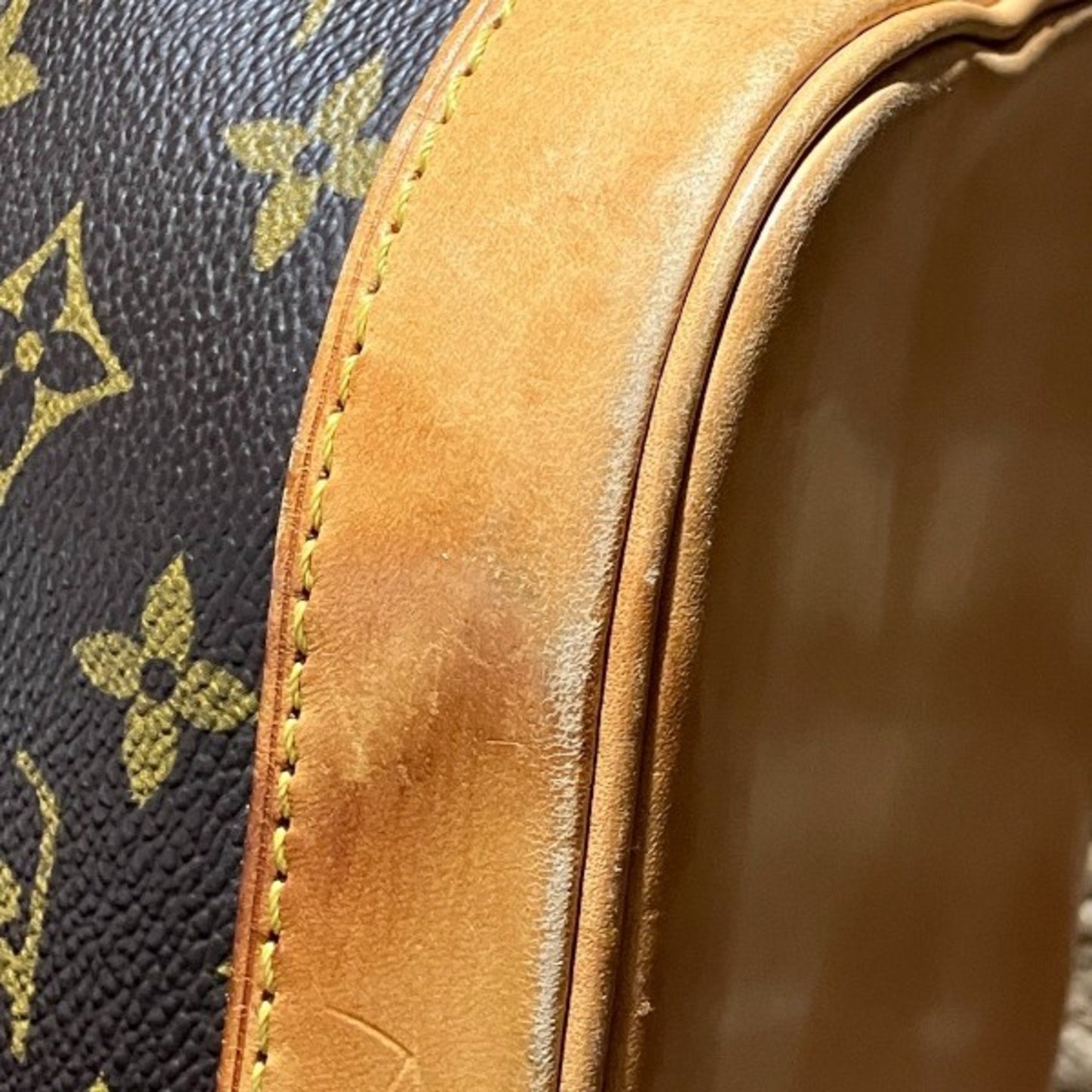 Louis Vuitton Alma, Brown, Canvas, handbag