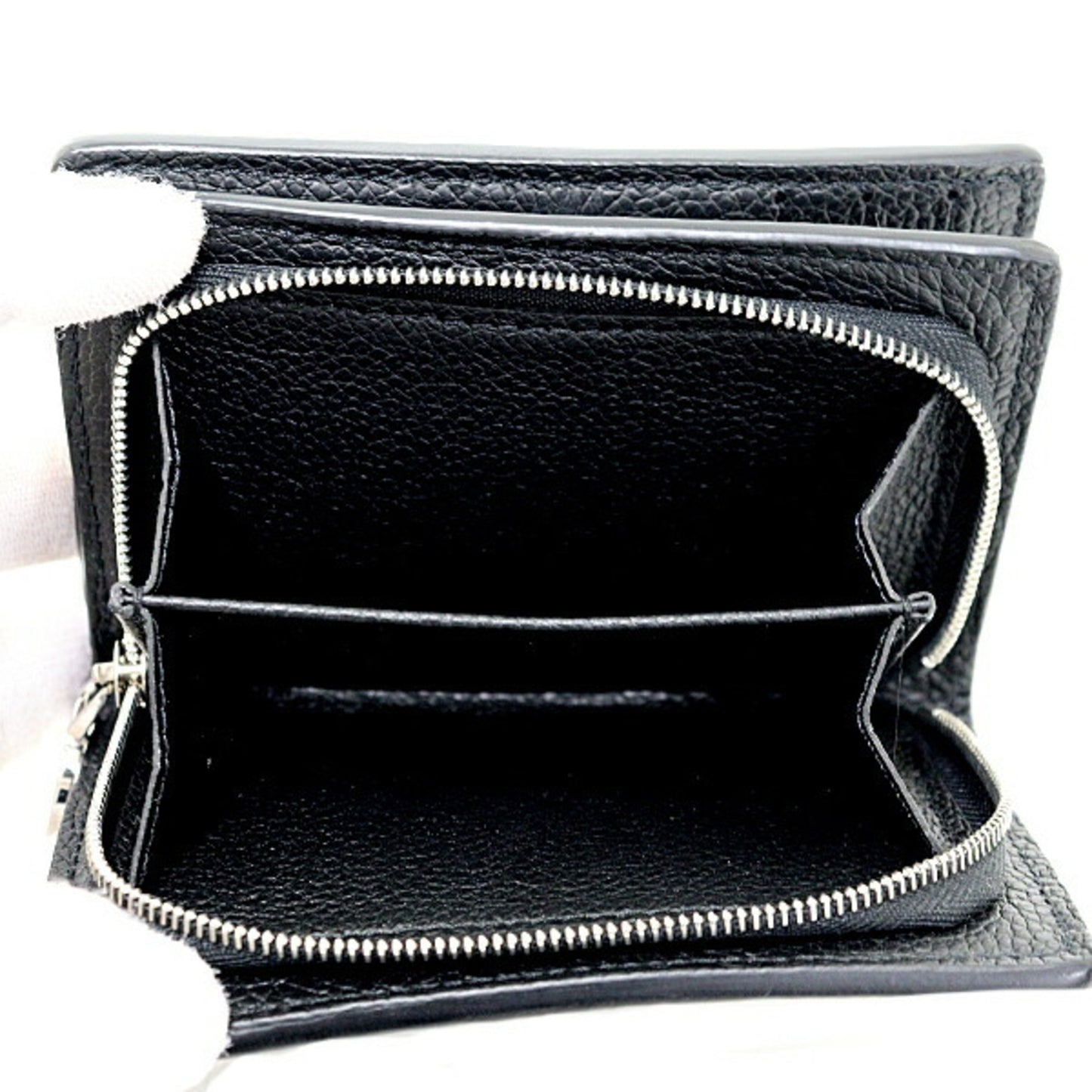 Louis Vuitton Cléa, Black, Leather, wallet