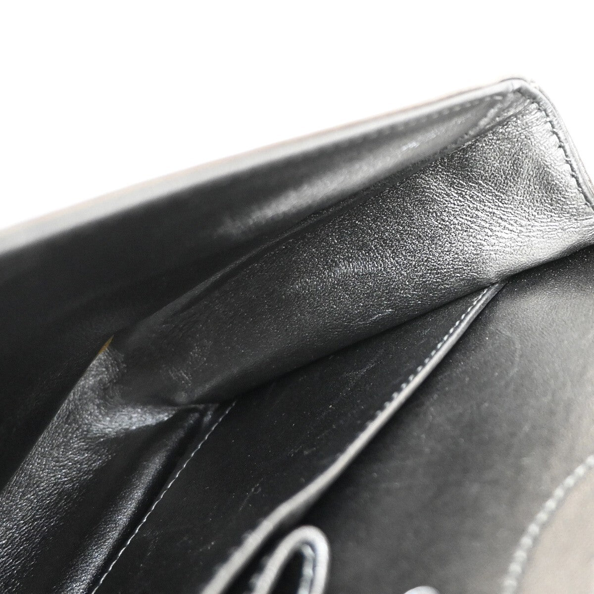 "Chanel 2,55", Silver, Leather, shoulder