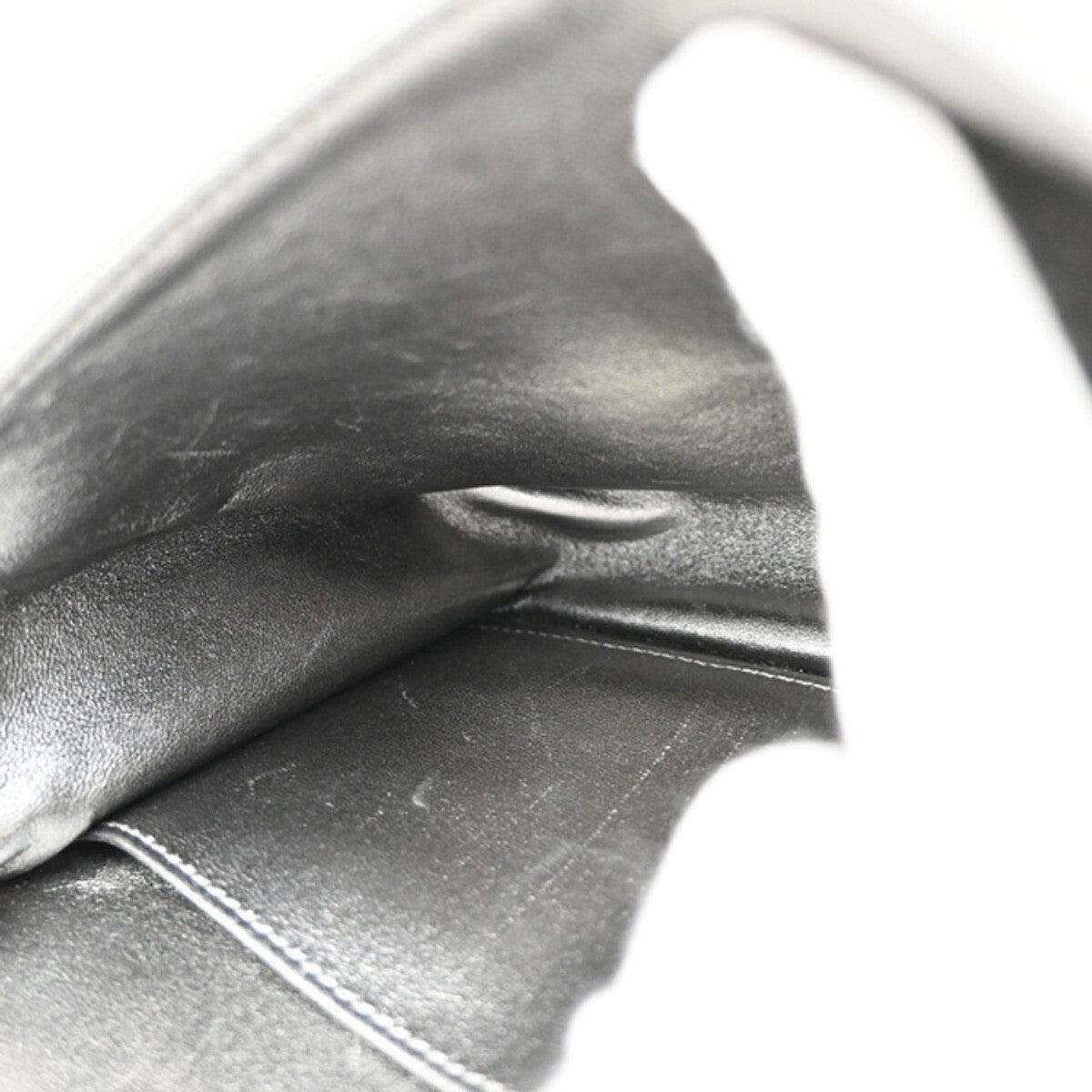 "Chanel 2,55", Silver, Leather, shoulder