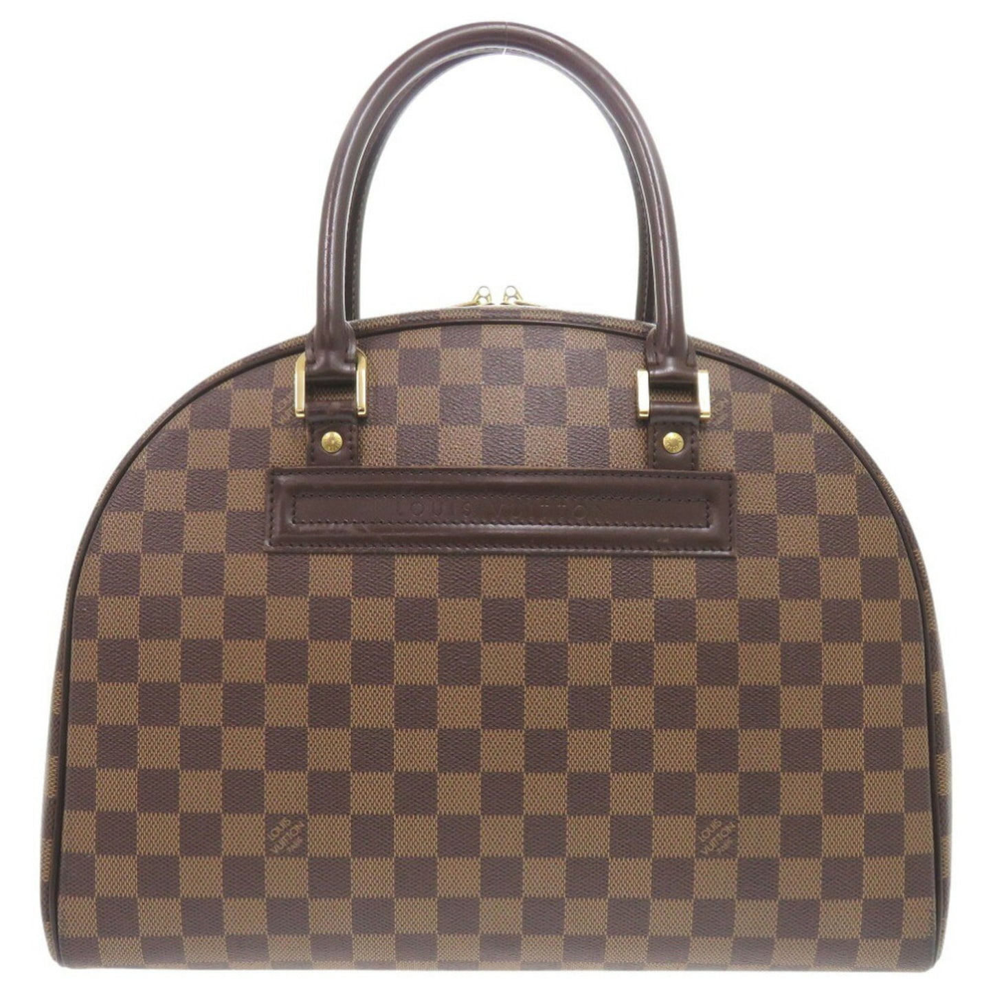 Louis Vuitton Nolita, Brown, Canvas, handbag