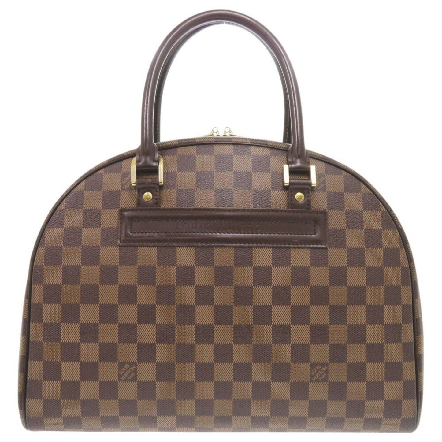 Louis Vuitton Nolita, Brown, Canvas, handbag