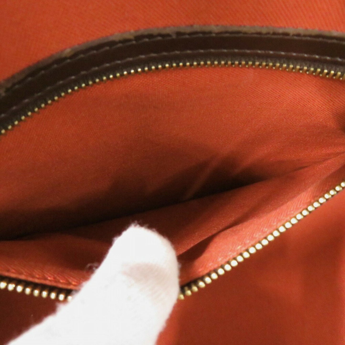 Louis Vuitton Nolita, Brown, Canvas, handbag