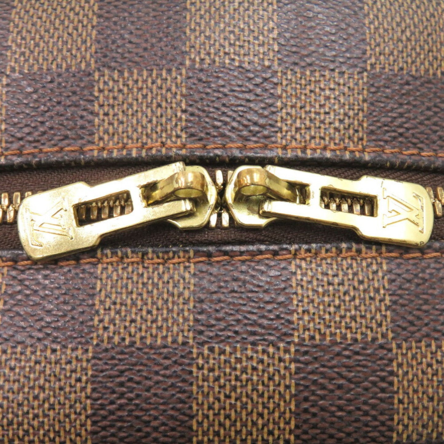 Louis Vuitton Nolita, Brown, Canvas, handbag