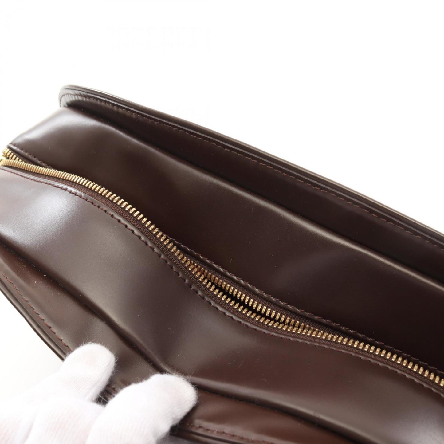 Louis Vuitton Sarria, Brown, Canvas, handbag