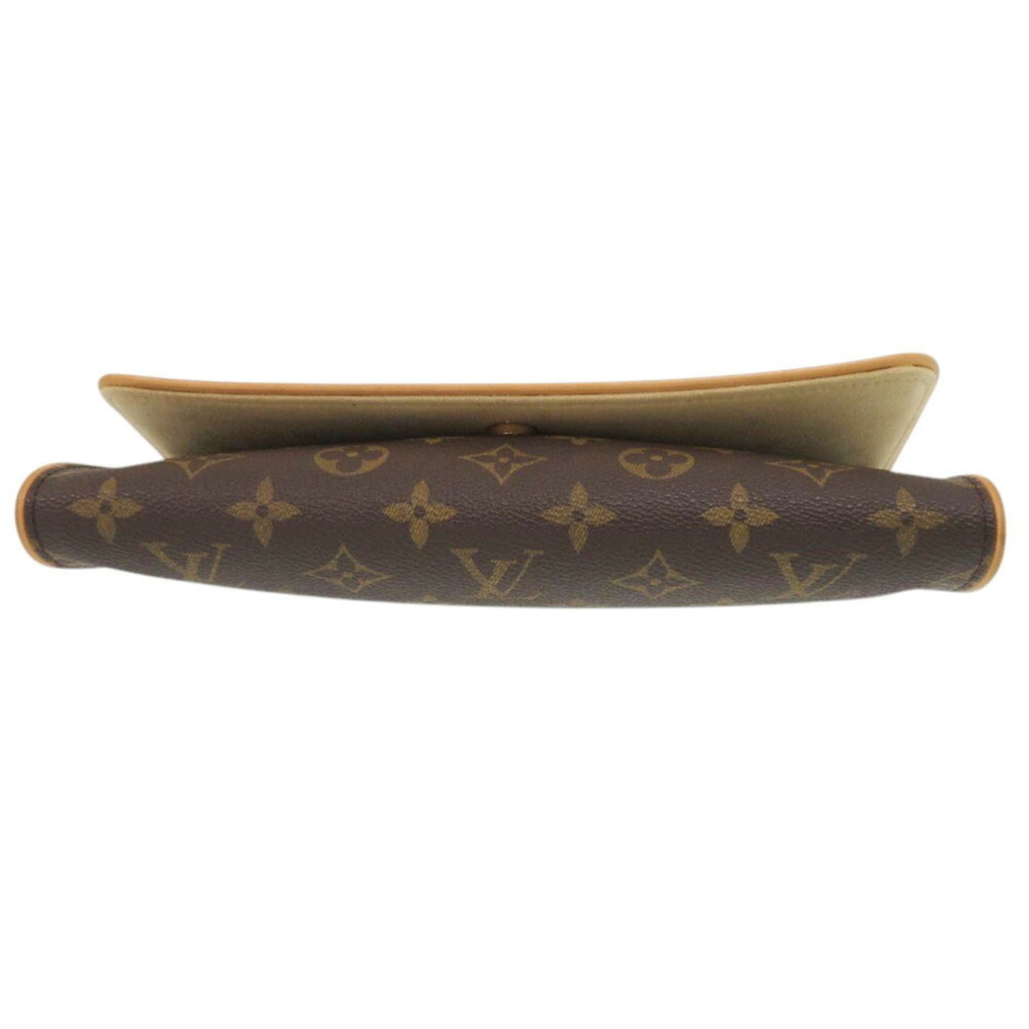 Louis Vuitton Pochette Twin GM, Brown, Canvas, shoulder