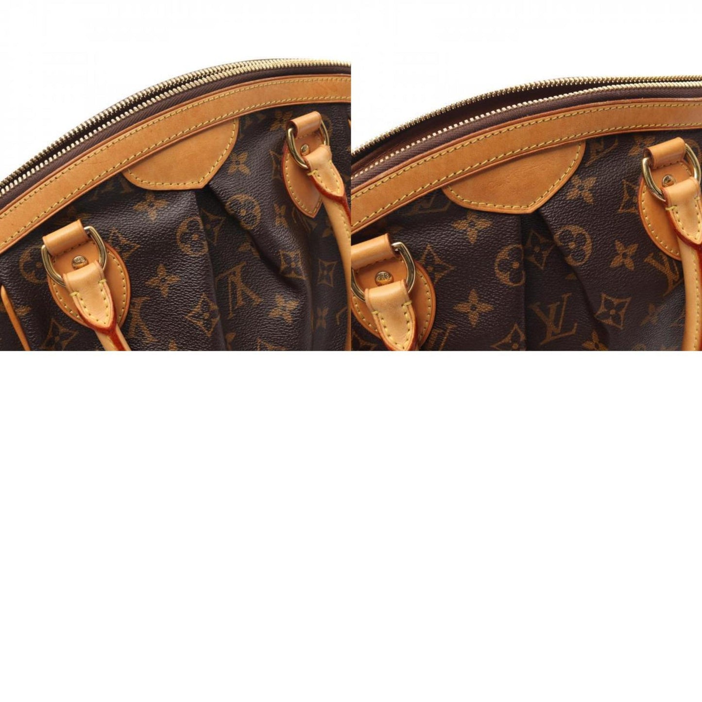 Louis Vuitton Tivoli, Brown, Canvas, handbag