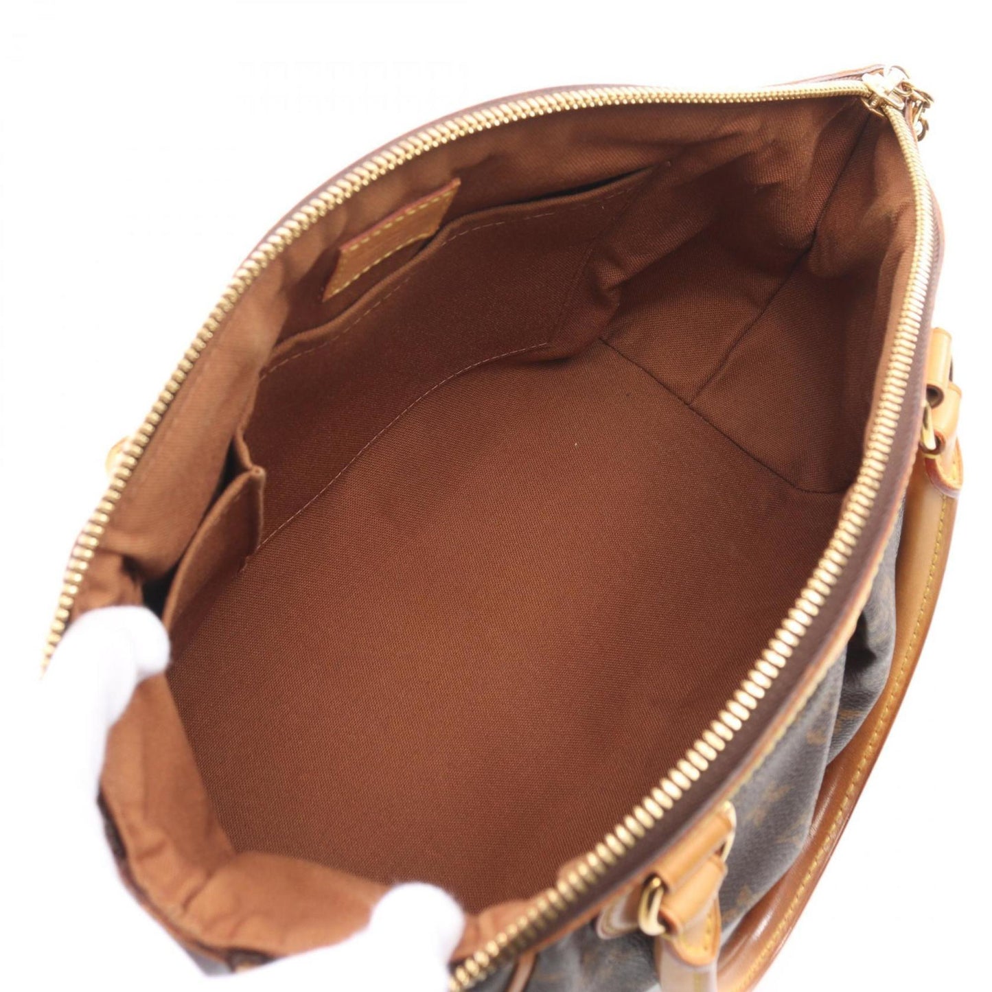 Louis Vuitton Tivoli, Brown, Canvas, handbag