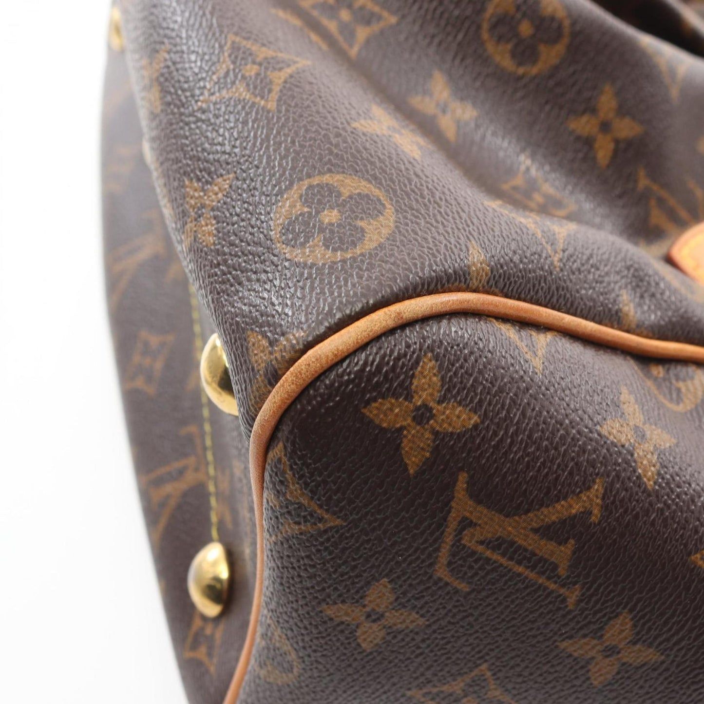 Louis Vuitton Tivoli, Brown, Canvas, handbag
