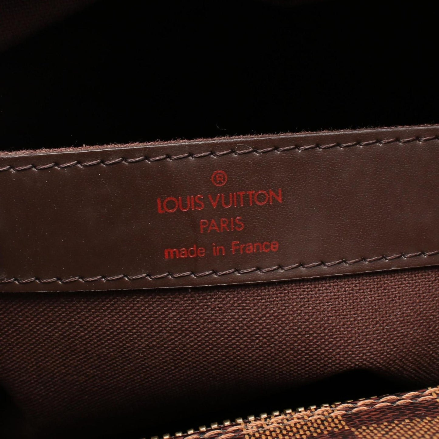 Louis Vuitton Naviglio, Brown, Canvas, shoulder