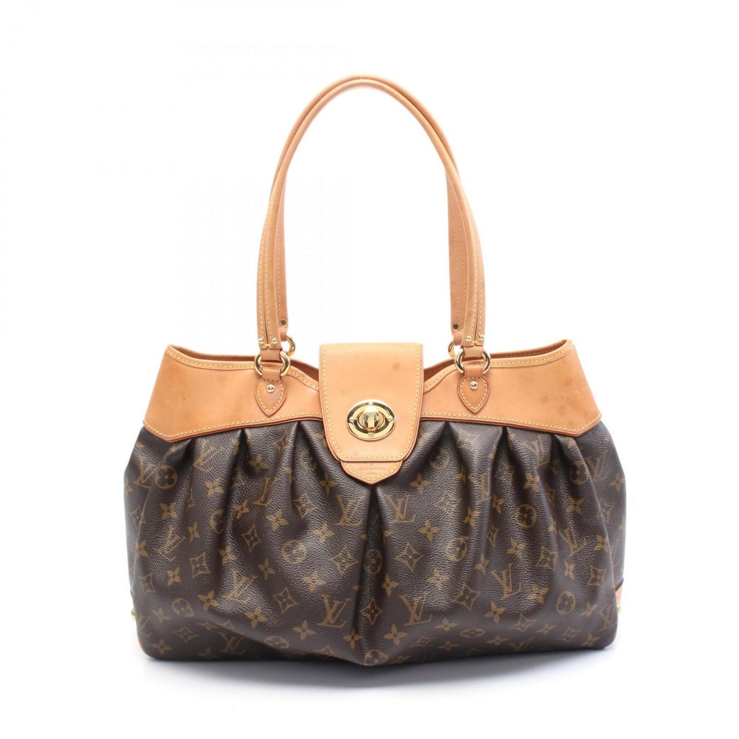 Louis Vuitton Boetie, Brown, Canvas, shoulder