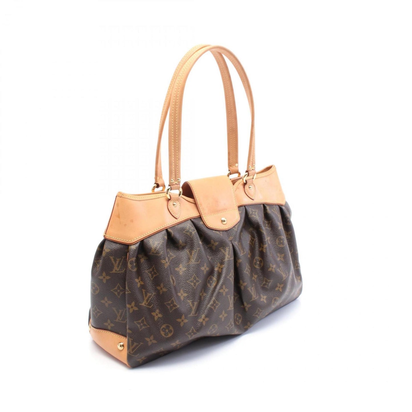 Louis Vuitton Boetie, Brown, Canvas, shoulder