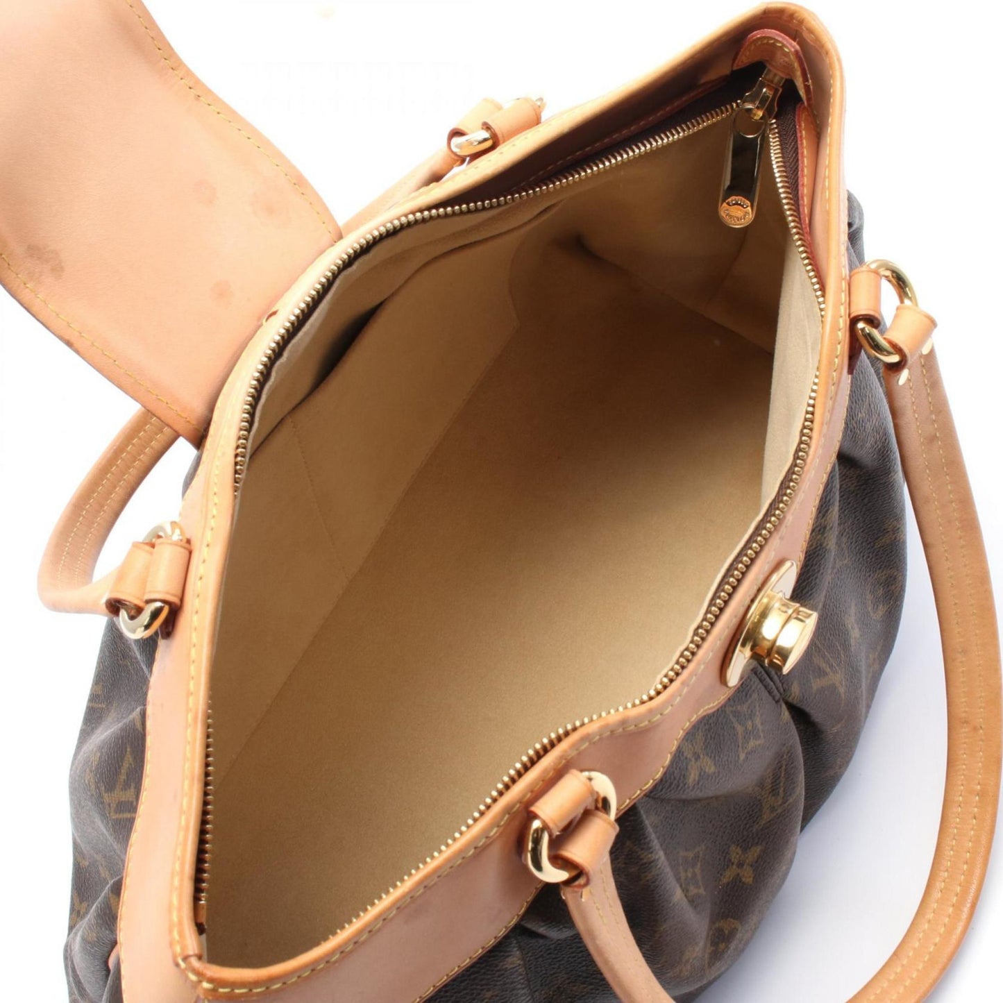 Louis Vuitton Boetie, Brown, Canvas, shoulder
