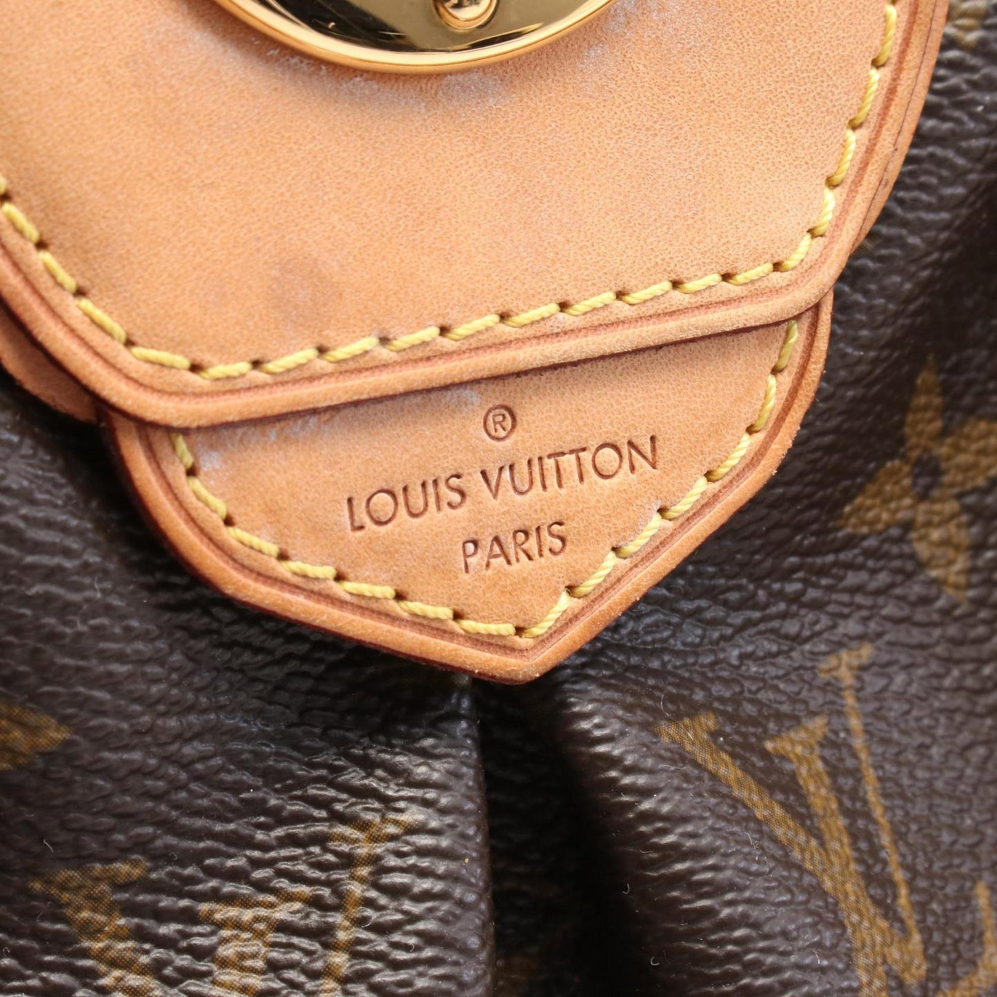Louis Vuitton Boetie, Brown, Canvas, shoulder