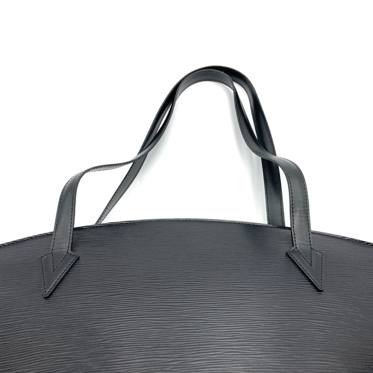 Louis Vuitton Saint Jacques, Black, Leather, shoulder