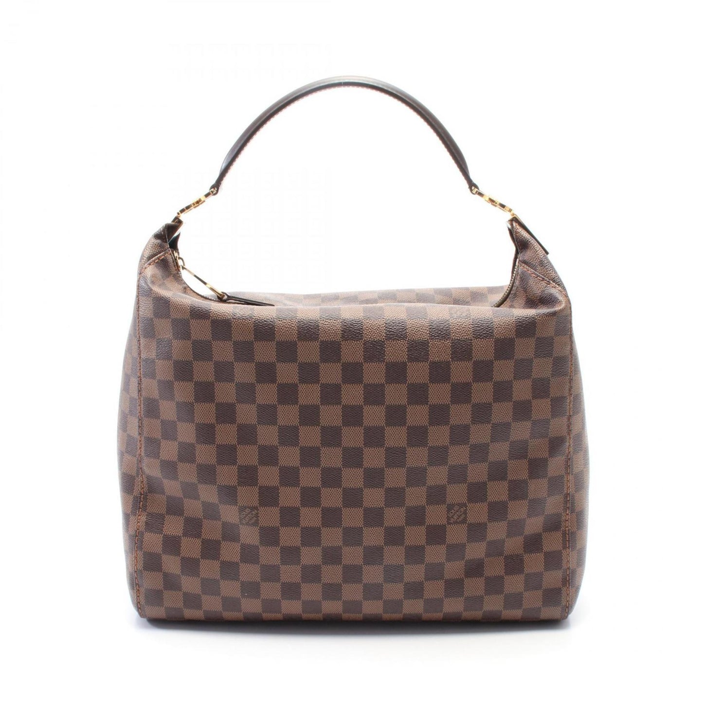 Louis Vuitton Portobello, Brown, Canvas, shoulder