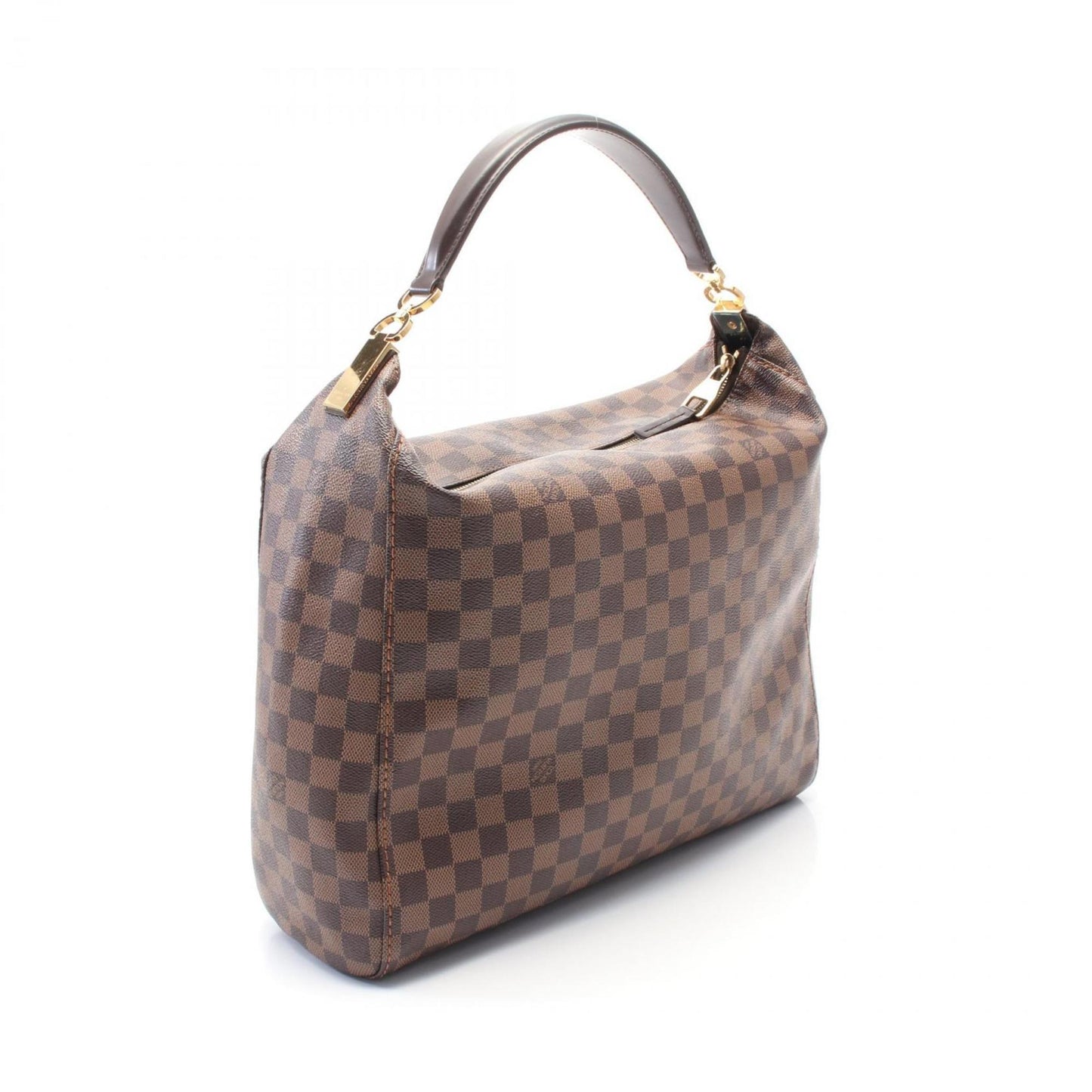 Louis Vuitton Portobello, Brown, Canvas, shoulder