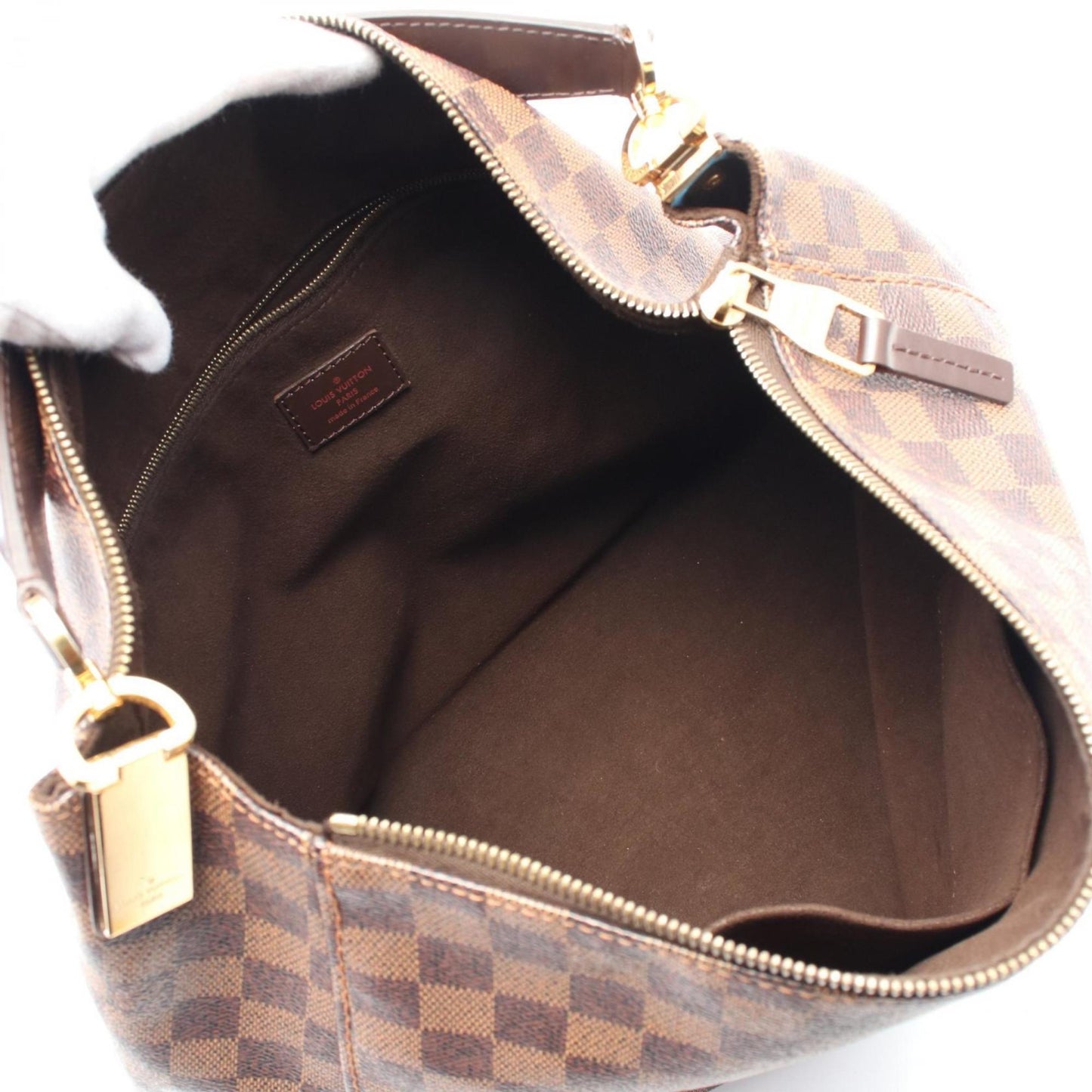 Louis Vuitton Portobello, Brown, Canvas, shoulder