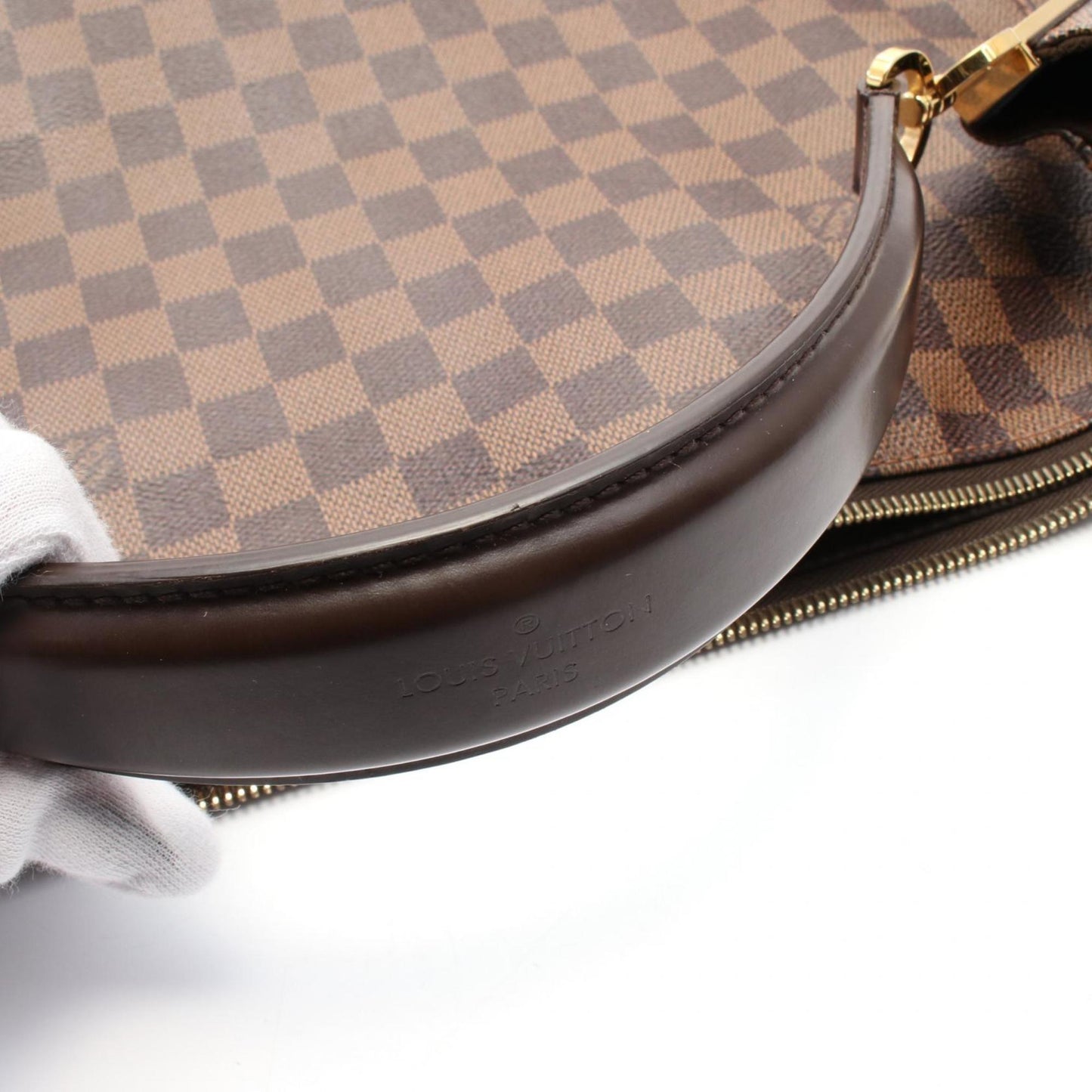 Louis Vuitton Portobello, Brown, Canvas, shoulder