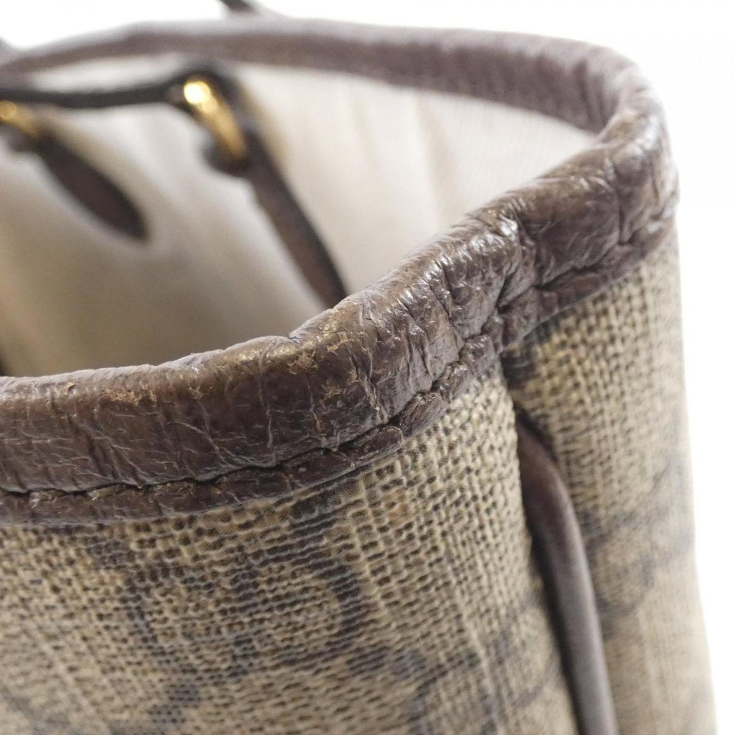 Gucci Ophidia, Beige, Canvas, handbag