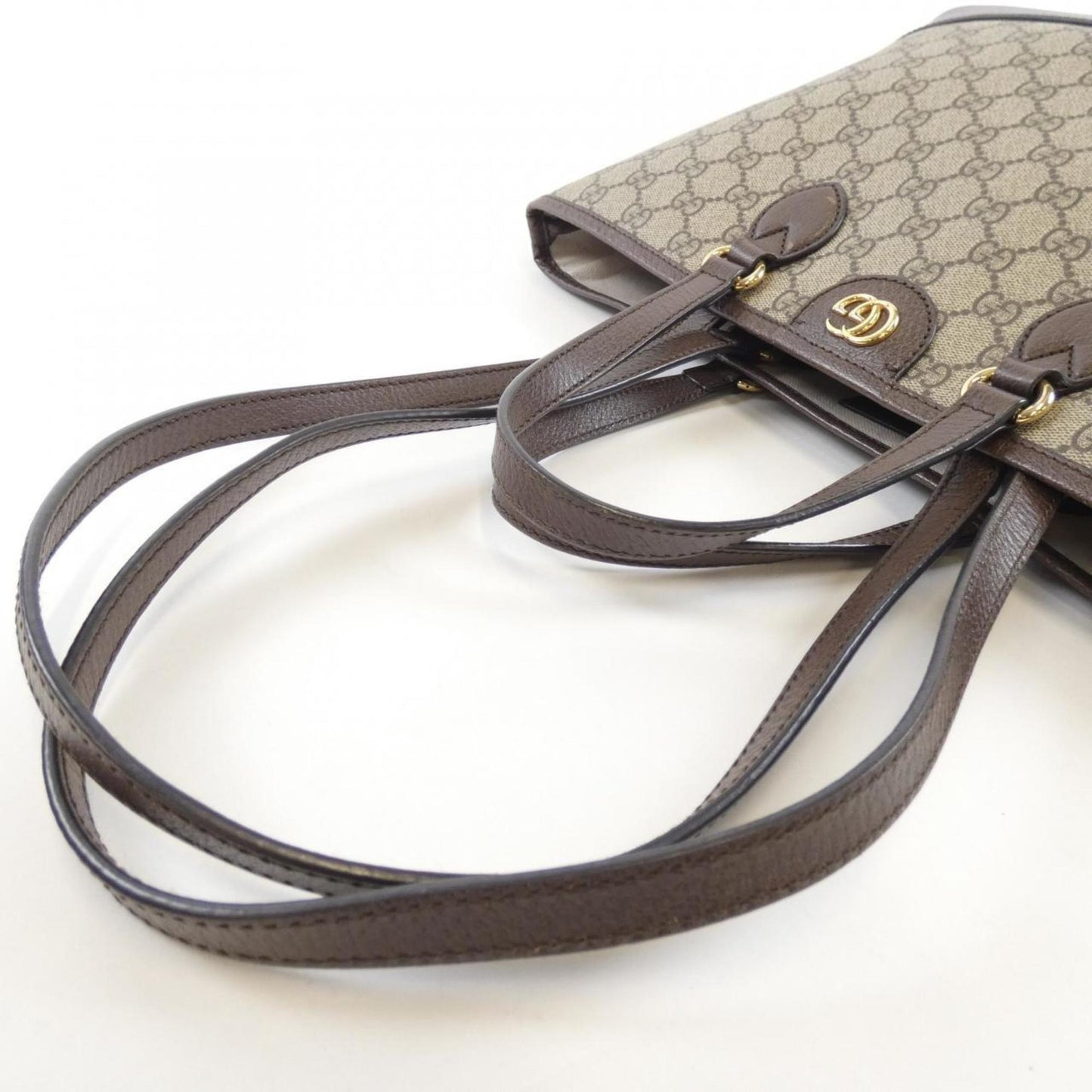 Gucci Ophidia, Beige, Canvas, handbag