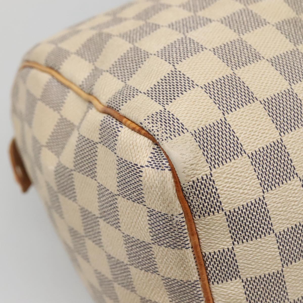 Louis Vuitton Speedy 30, White, Canvas, handbag