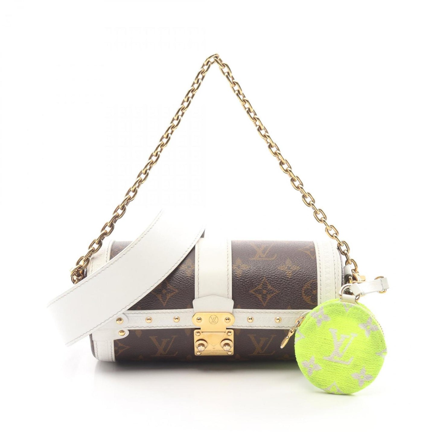 Louis Vuitton Papillon, Brown, Canvas, shoulder