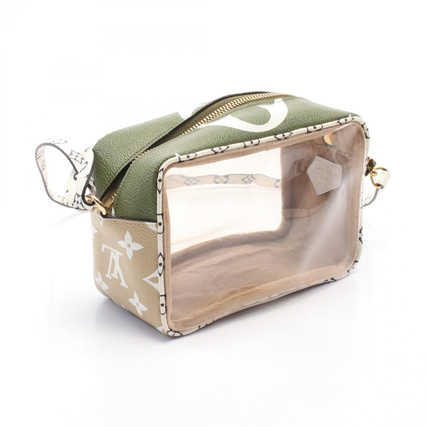Louis Vuitton Beach Pouch, Khaki, Canvas, clutch