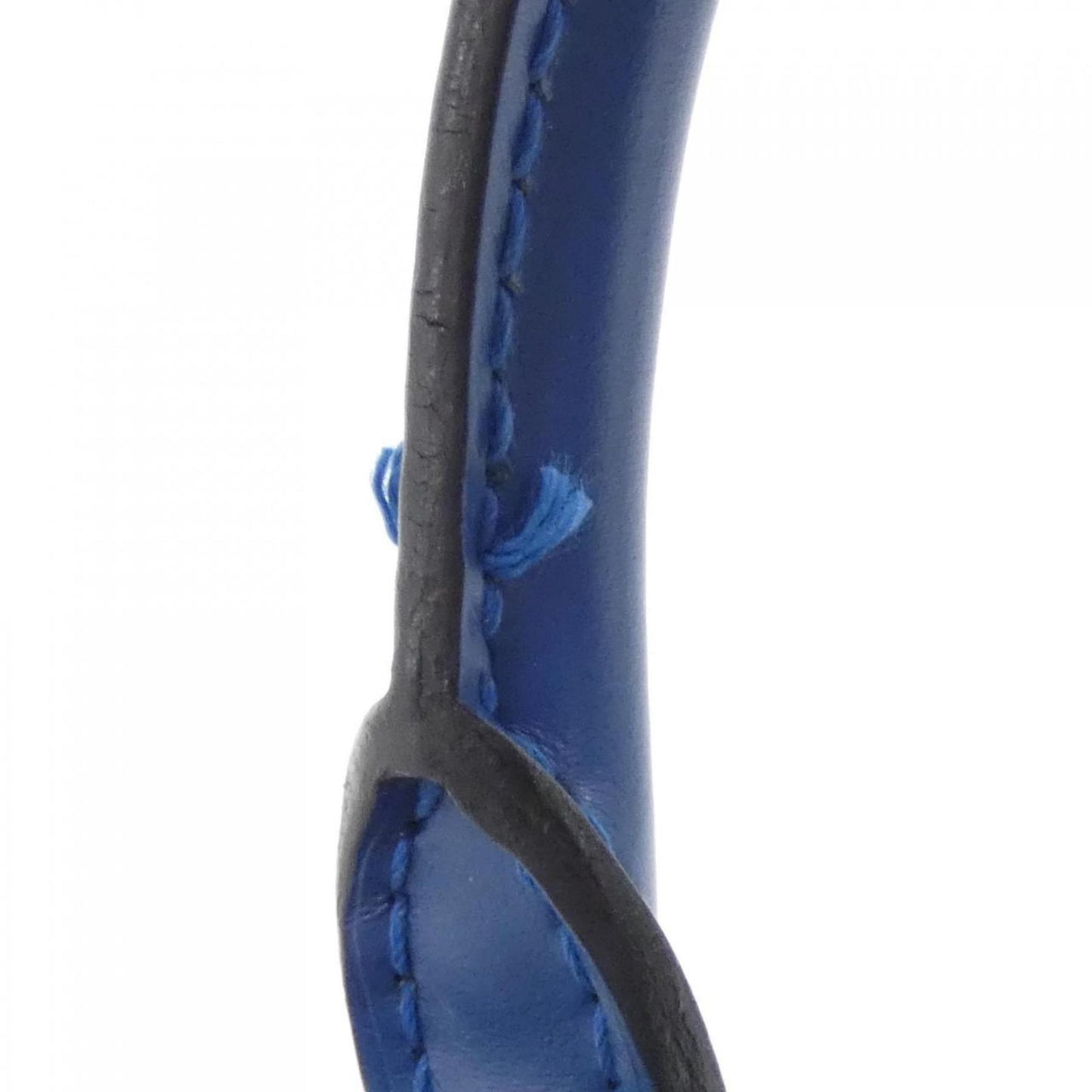 Louis Vuitton Alma, Blue, Leather, handbag