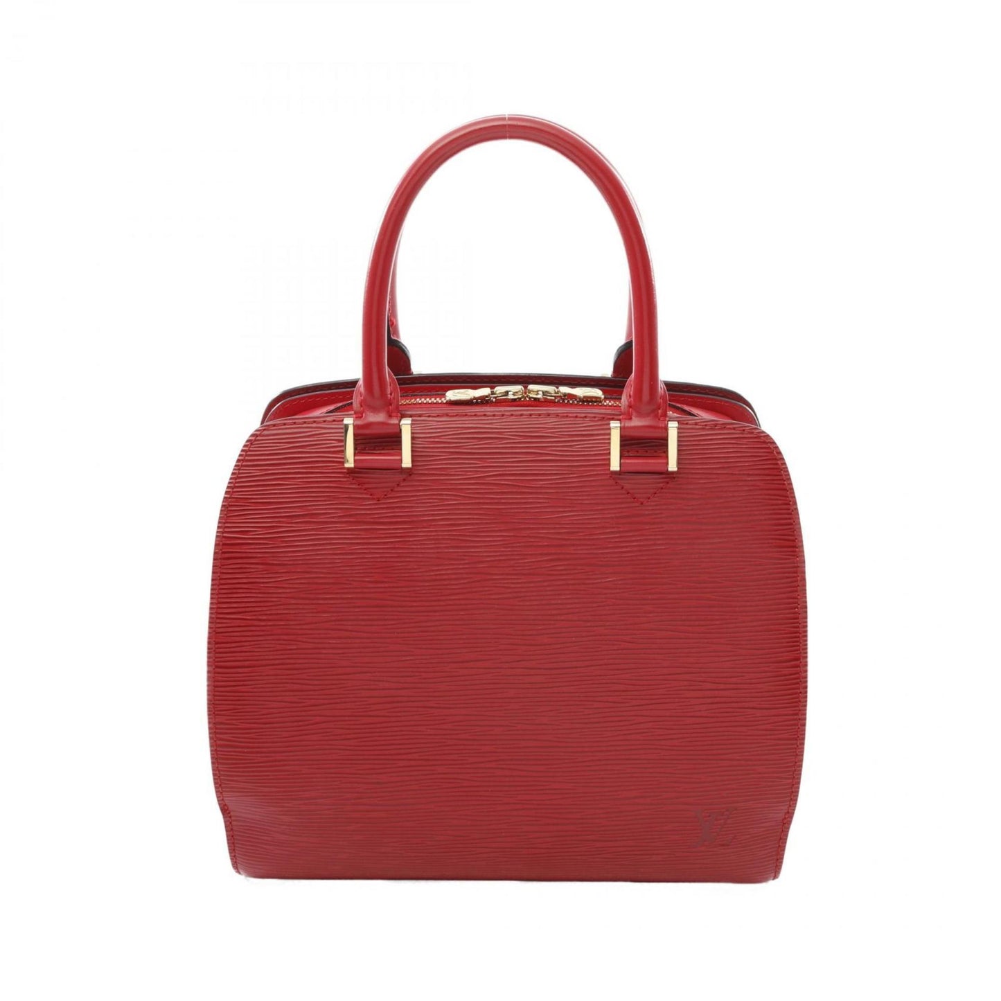 Louis Vuitton Pont Neuf, Red, Leather, handbag