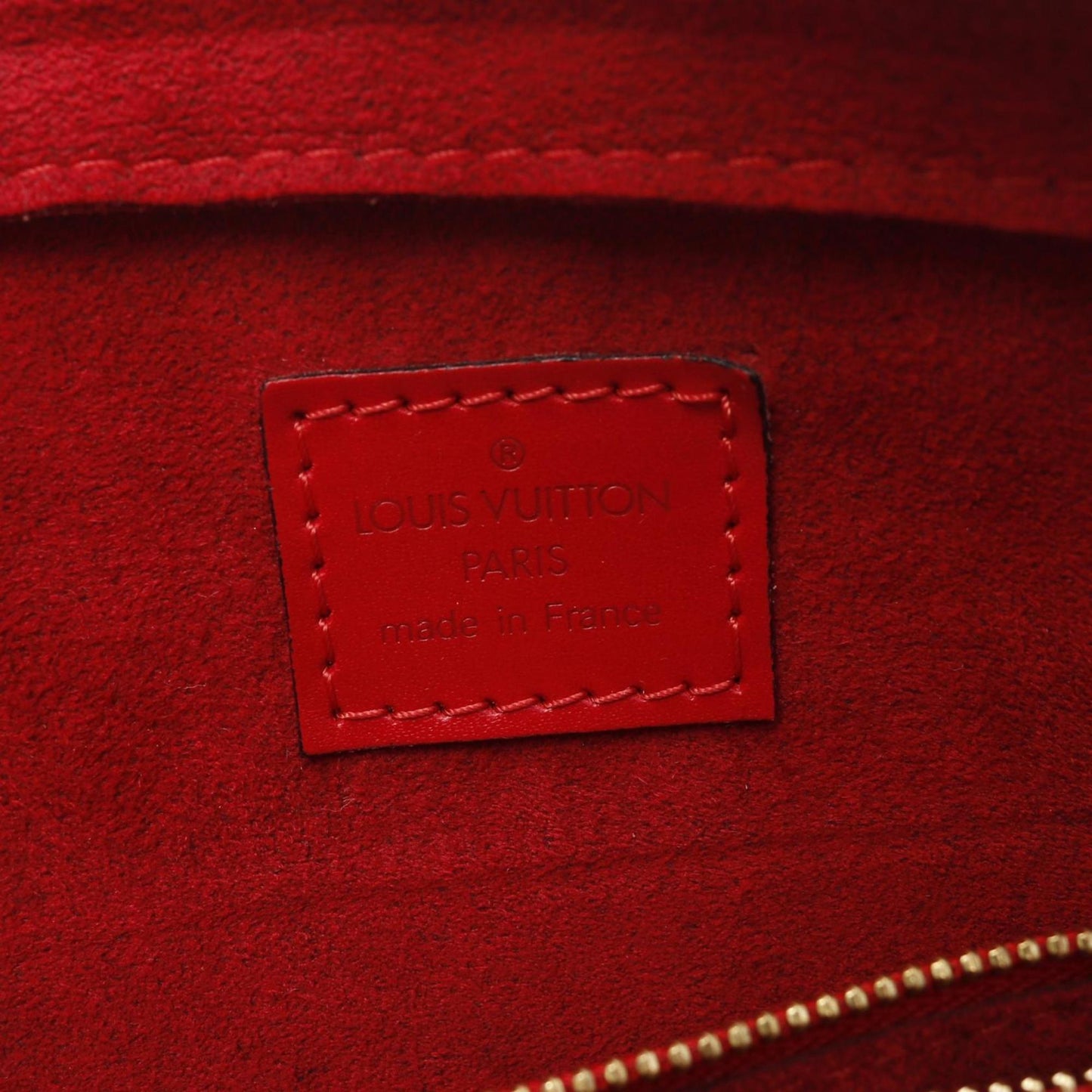 Louis Vuitton Pont Neuf, Red, Leather, handbag