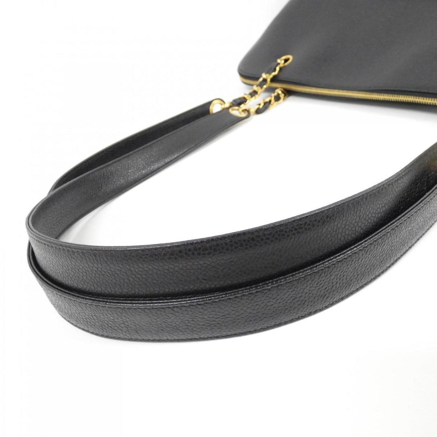 Chanel Grand Shopping, Black, Leather, tote