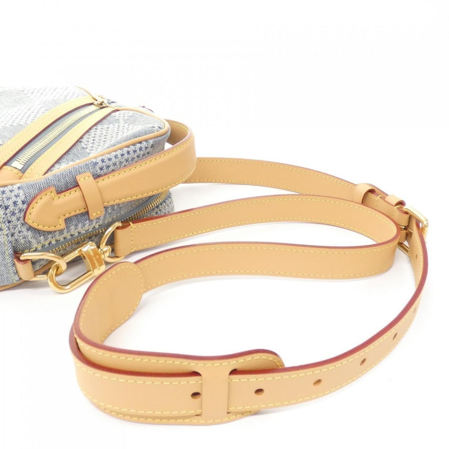 Louis Vuitton Chess, Blue, Denim - Jeans, handbag