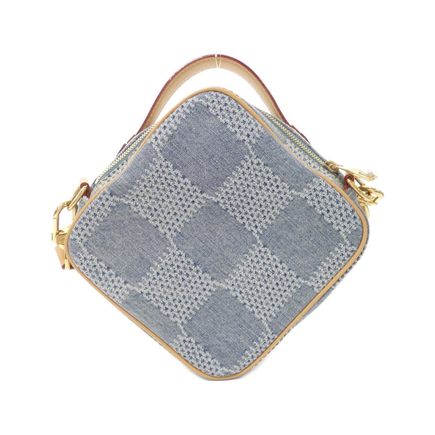 Louis Vuitton Chess, Blue, Denim - Jeans, handbag